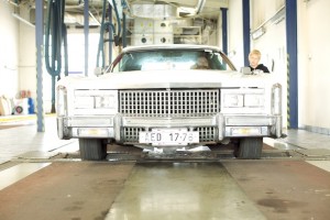 Cadillac klub ČR na kontrole v STK Trilobit Real v Tuklatech