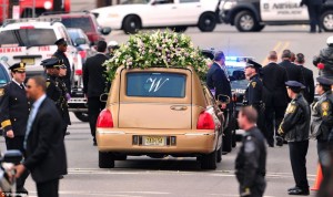 Lincoln hearse gold